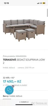 Zahradní sedací souprava moebelix - 2