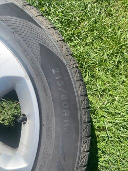 Alu kola, celoroční pneu 215/60r16 - 2