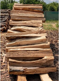 Palivové dřevo tvrdé metrové štěpí - 2