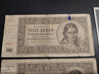Bankovky Československo 1945 a 1946 - 2