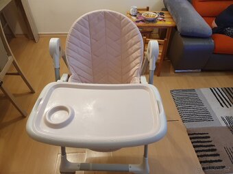 Jídelní židlička kinderkraft select - Lastree pink - 2