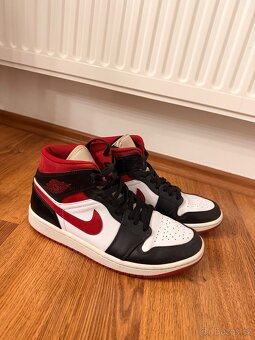 Jordan 1 mid "gym red black white" - 2