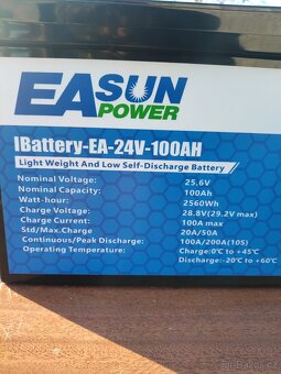 Baterie lifepo4 24V 100Ah - 2