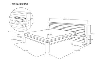 Postel Javorina Next 180 - 2