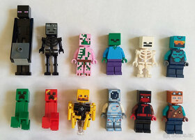 Lego Minecraft - originální figurky a zbraně. - 2