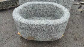 Kamenná stírka, kamenka, koryto, 109x83x52 cm - 2