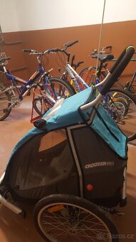 Croozer for kids 1 vozik za kolo velmi pĕkný - 2