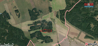 Prodej lesa, 2078 m², Skály - 2