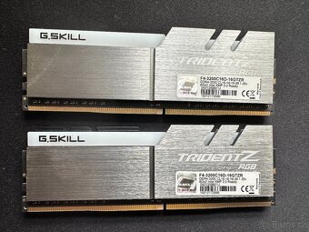 G.SKILL 16GB(2x8GB) KIT DDR4 3200MHz CL16 Trident Z RGB - 2