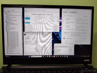 17,3" Gigabyte Aorus 17,4070-140w,i7-13gen,32gb,QHD-240Hz. - 2