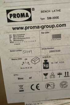Mini soustruh proma sm300e - 2