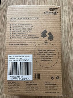 Britax römer smile 3 - adaptéry - 2