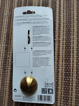 Set odměrek ve zlaté barvě - 2