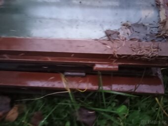 Sada 3 ks dřevěných oken 123x63 cm - 2