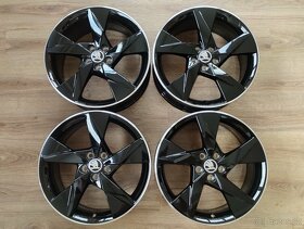 Nová Alu kola 5x100 R17 VOLANS Black - Škoda Kamiq, Scala - 2