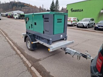Atlas Copco QAS40 40kVA, dieselovy jednonápravový generátor, - 2