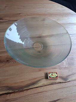 Velká dekorativní skleněná mísa, průměr 39 cm, levně - 2