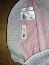 Pletená sukně šedá s puntíky H&M 122/128 - 2