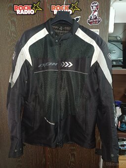 IXON ALLOY pánská letní textilní moto bunda - 2