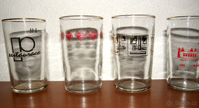 Sklenice, skleničky 0,1 l - sada 7 ks - 2