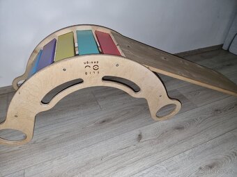 Montessori duhová houpačka 5in1 fresh - 2