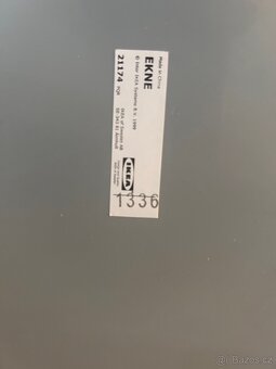 Zrcadlo Ekne Ikea černý kov - 2
