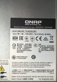 Diskové pole QNAP TS-832XU-RP-4G + součástí 80 TB WD HDD - 2