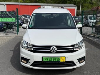 ► VW CADDY MAXI 2,0 TDI - 75 KW, 7 MÍST, AUTOM. PARKOVÁNÍ ◄ - 2