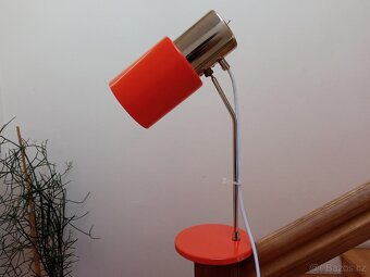 Retro oranžová lampička Napako typ 1636 - 2