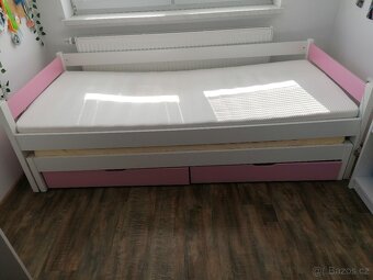 POSTEL s úložným prostorem a 2.vytahovaci postelí - 2