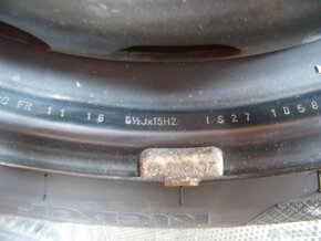 2x plechové kolo Citroen Opel Peugeot 4x108 6,5x15 ET27 - 2