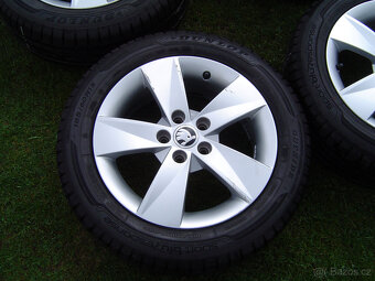 4XLETNÍ HLINÍKOVÁ KOLA ŠKODA FABIA III,IV ,RAPID 185/60 R15 - 2