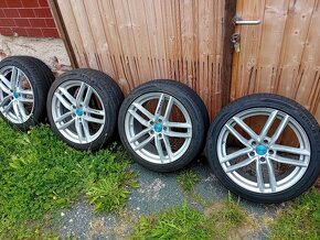 ALU 8x18, 5x108 ET 42 s letními pneu NOVÈ  SLEVA - 2