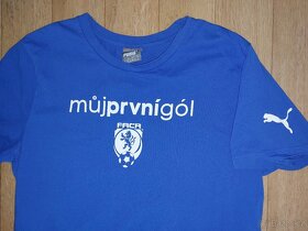brankářské kraťasy, tričko Puma FAČR můj první gól, M - 2