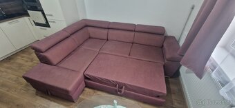 Rozkládací sedací souprava s úložným prostorem - 2