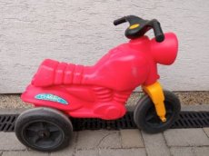 Stabilní odrážedlo trojkolka motorka sedlo 33cm - 2