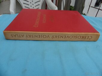 Československý vojenský atlas 1965 vazba v kůži - 2