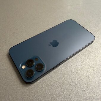 iPhone 12 Pro Max 256GB modrý, 100% baterie, rok záruka - 2