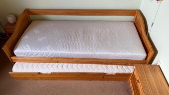 Postel rozkládací, noční stolek, PC stůl - 2