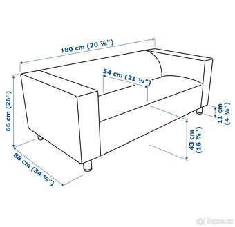 gauč Kalippan ikea - 2