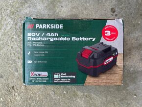 Aku baterie Parkside 4 Ah PAP 20 B3 - nová - 2