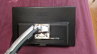 Monitor 21.5" AOC e2250swdnk + ERGOTRON MX Desk Mount Arm - 2