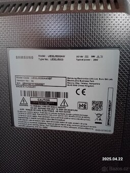 Prodám led televizor Samsung UE32J5000AW - 2