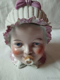 Stará porcelánová dóza na dudlíky - 2