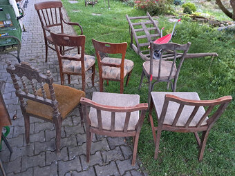 Prodám historické židle k renovaci - 2
