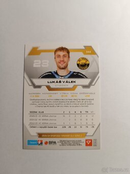 Hokejová kartička ELH Tipsport Lukáš Válek - 2
