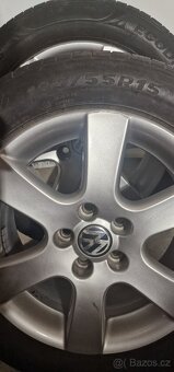 Prodám Alu kola VW Golf 195/55 R15 ET 48 rozteč 100 - 2