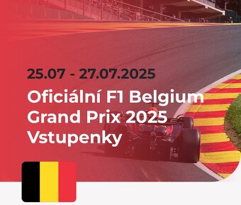 F1 VC Belgie vstupenky - 2