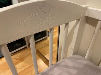 Dětská přístavná postýlka k posteli rodičů Scarlett - 2