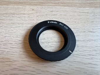 Zenit EM + Helios 58 mm f/2 + redukce na Canon EF - 2